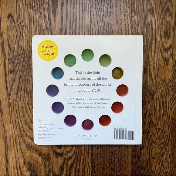 You Are Light Board Book by Aaron Becker -Rainbow colors - Picture 9 of 15
